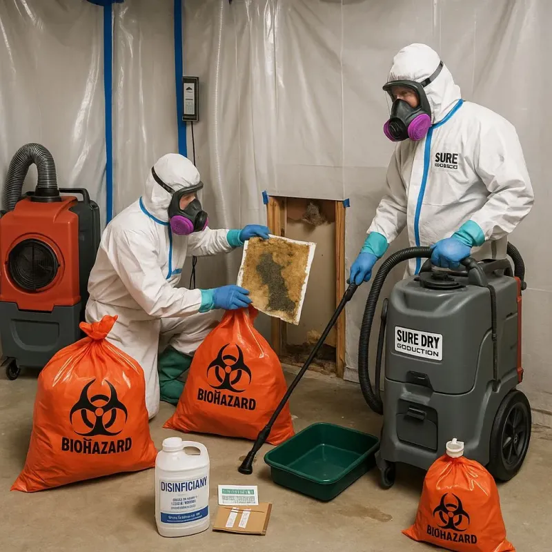 Contaminated Water Handling Protocols process in Breckenridge, MI