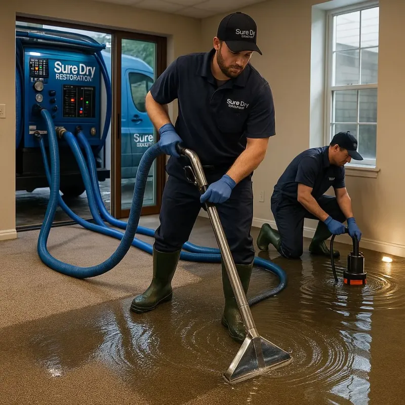 Water Extraction and Removal process in Breckenridge, MI
